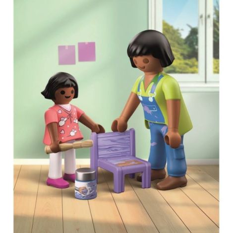 Playmobil - Figurina mesterita cu fetita - poza 4