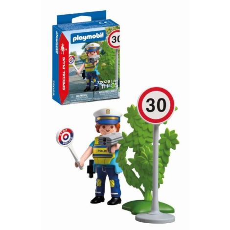 Playmobil - Figurina politist cu radar - poza 1