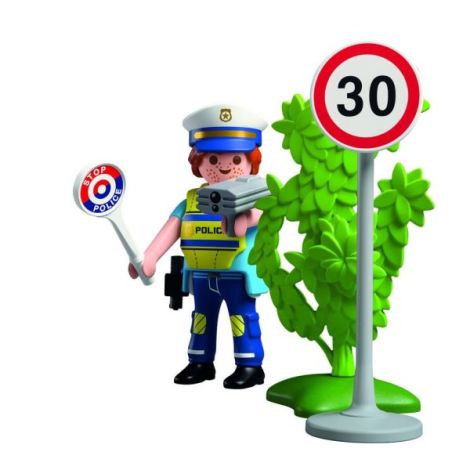 Playmobil - Figurina politist cu radar - poza 2