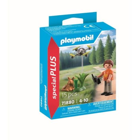 Playmobil - Figurina salvator cu drona - poza 2