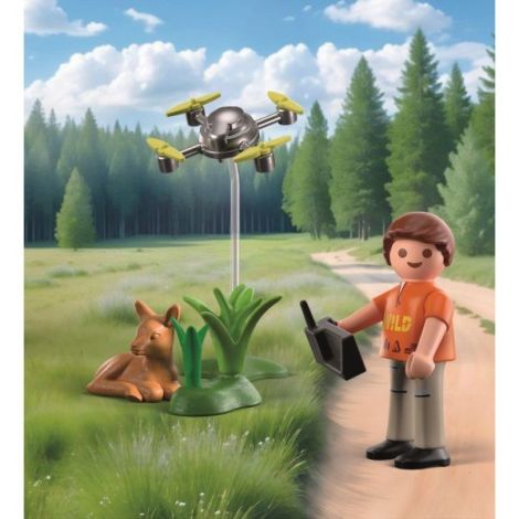 Playmobil - Figurina salvator cu drona - poza 4