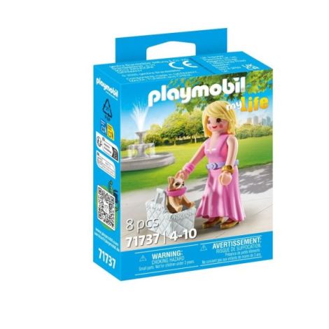 Playmobil - Figurina trendy cu animalut de colectie caine Chihuahua - poza 2