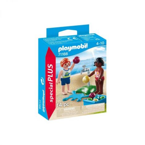Playmobil - Figurine Copii Cu Baloane De Apa - poza 2