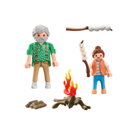 Playmobil-FOC DE TABARA CU BEZELE - poza 2