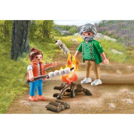 Playmobil-FOC DE TABARA CU BEZELE - poza 3