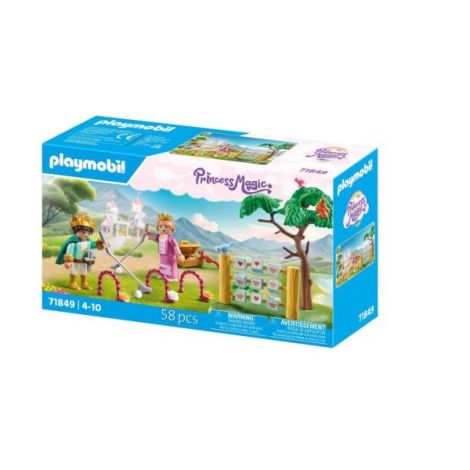Playmobil - Gradina castelului cu jocuri regale - poza 3