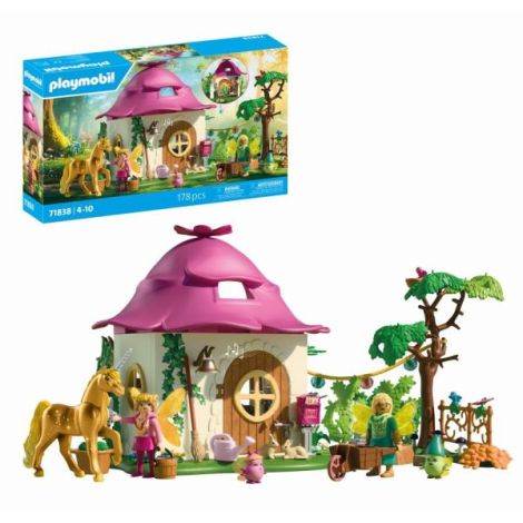 Playmobil - Jucarie de rol Casuta zanelor cu unicorn auriu - poza 1