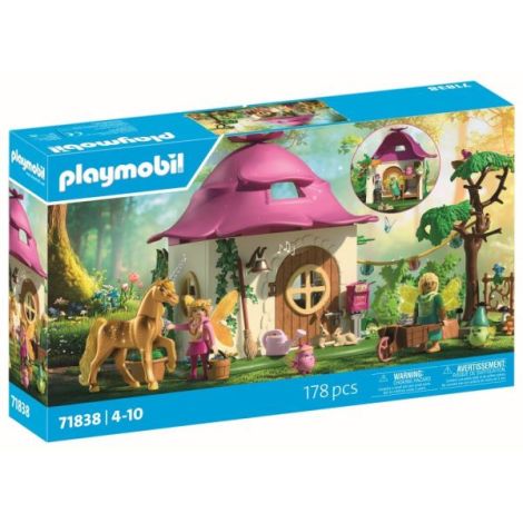 Playmobil - Jucarie de rol Casuta zanelor cu unicorn auriu - poza 2