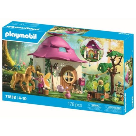 Playmobil - Jucarie de rol Casuta zanelor cu unicorn auriu - poza 3