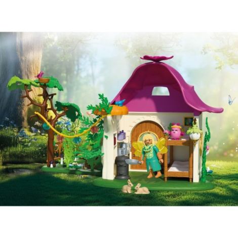 Playmobil - Jucarie de rol Casuta zanelor cu unicorn auriu - poza 4