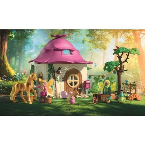 Playmobil - Jucarie de rol Casuta zanelor cu unicorn auriu - poza 5
