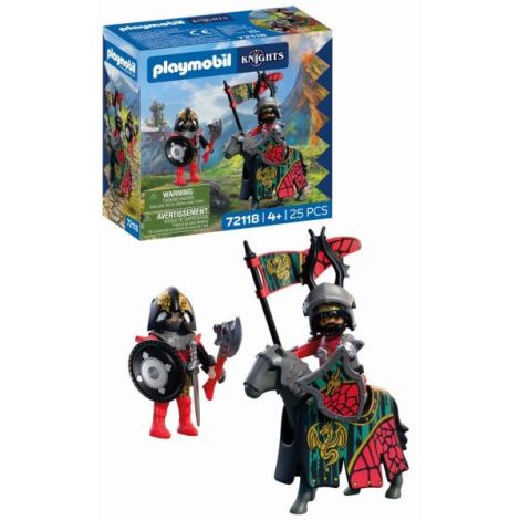 Playmobil - Jucarie de rol Conducatorul cavalerilor Dragon - poza 2