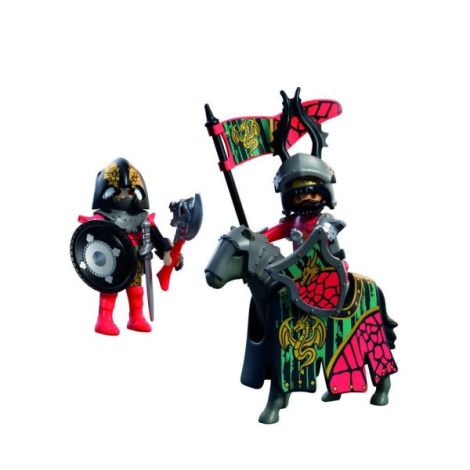 Playmobil - Jucarie de rol Conducatorul cavalerilor Dragon - poza 3
