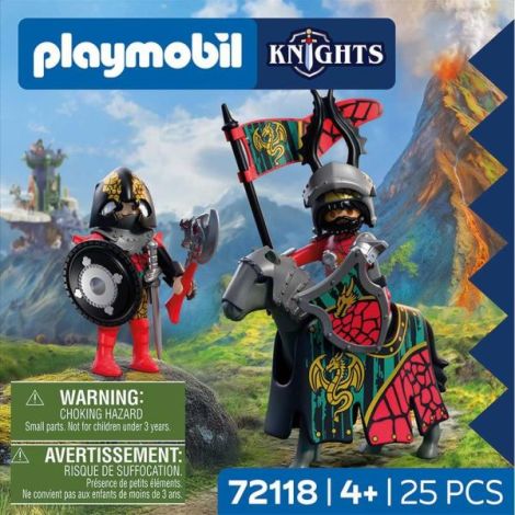 Playmobil - Jucarie de rol Conducatorul cavalerilor Dragon - poza 4