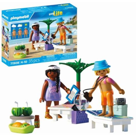 Playmobil - Jucarie de rol Cuplu de tineri la plaja - poza 1