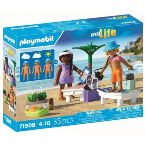 Playmobil - Jucarie de rol Cuplu de tineri la plaja - poza 2