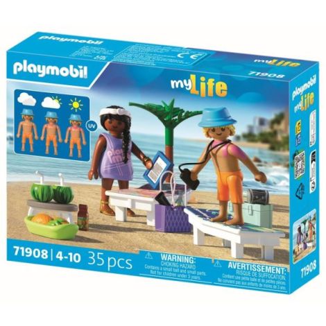 Playmobil - Jucarie de rol Cuplu de tineri la plaja - poza 3