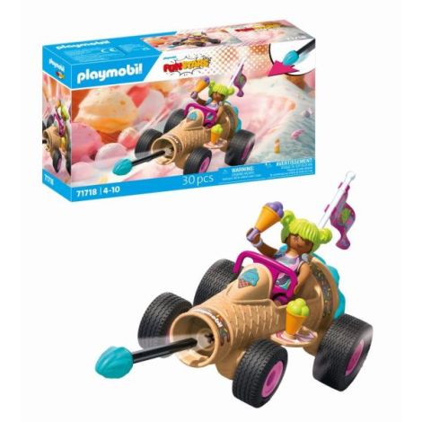 Playmobil - Jucarie de rol Cursa cu cornetul de inghetata - poza 1