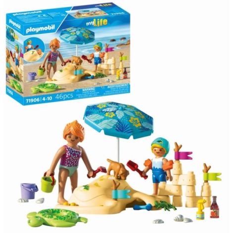 Playmobil - Jucarie de rol Distractie in familie la plaja - poza 1
