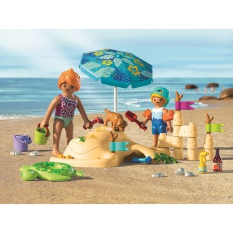 Playmobil - Jucarie de rol Distractie in familie la plaja - poza 4