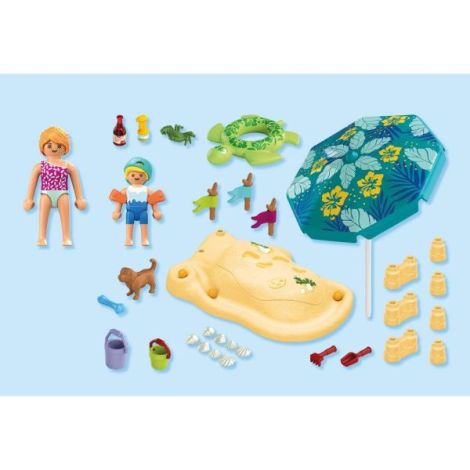 Playmobil - Jucarie de rol Distractie in familie la plaja - poza 5