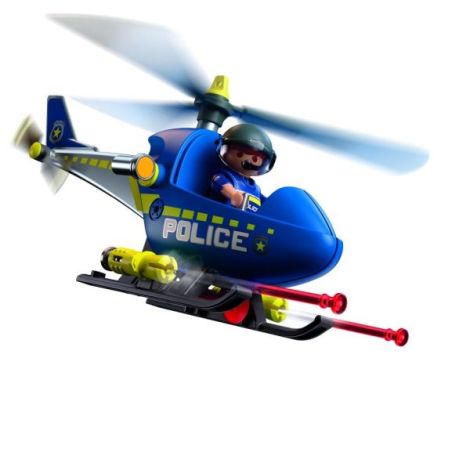 Playmobil - Jucarie de rol Elicopter de politie - poza 2
