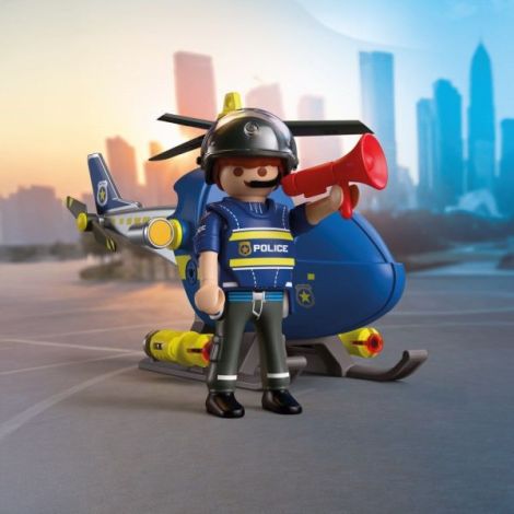 Playmobil - Jucarie de rol Elicopter de politie - poza 4
