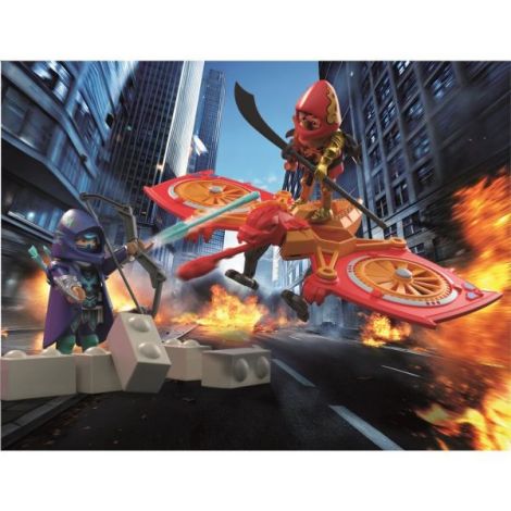 Playmobil - Jucarie de rol Lupta eroului cu drona si maleficul Ninja - poza 4
