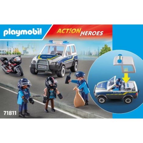 Playmobil - Jucarie de rol politisti in urmarirea hotului - poza 4