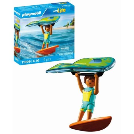 Playmobil - Jucarie de rol Surfing cu zmeu - poza 1