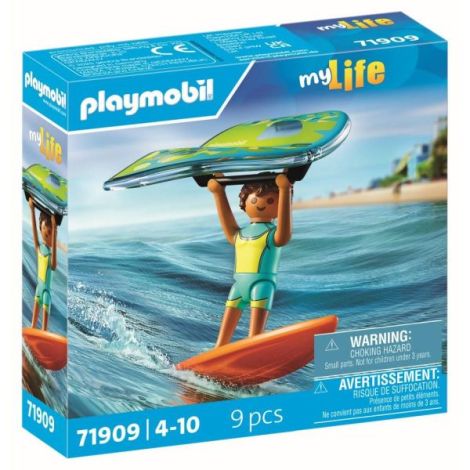 Playmobil - Jucarie de rol Surfing cu zmeu - poza 2