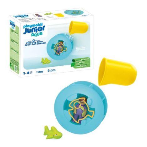 Playmobil Junior Aqua - Roata de apa cu pui de rechin - poza 1