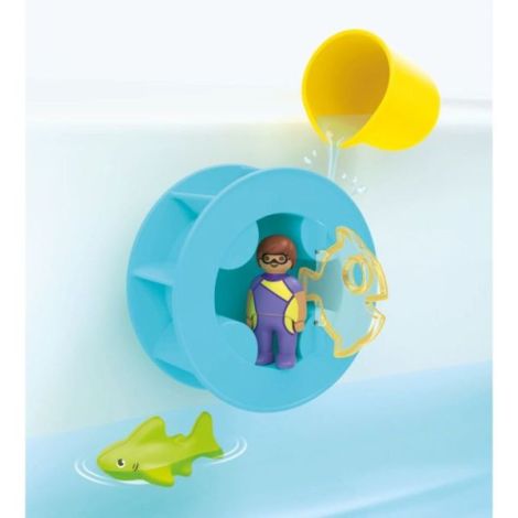 Playmobil Junior Aqua - Roata de apa cu pui de rechin - poza 4