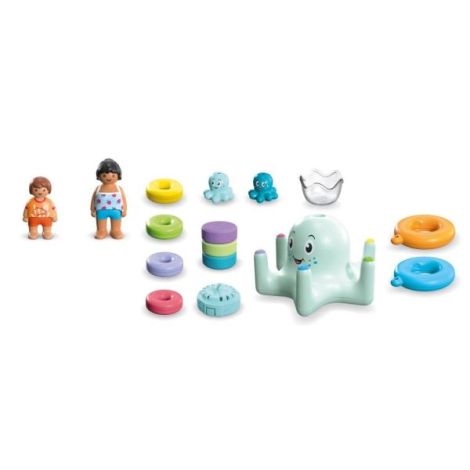 Playmobil Junior Aqua si Tinti - Calamar colorat - poza 3
