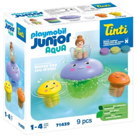 Playmobil Junior Aqua si Tinti - Familie de meduze colorate - poza 1