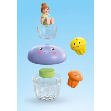 Playmobil Junior Aqua si Tinti - Familie de meduze colorate - poza 5