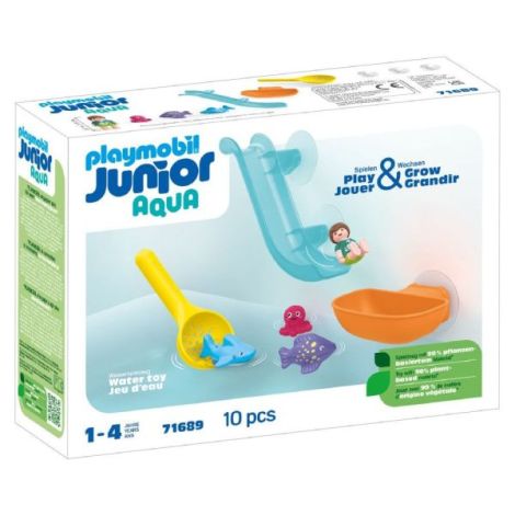Playmobil Junior Aqua - Tobogan de apa si animalute - poza 2
