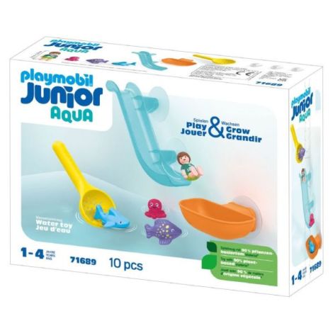 Playmobil Junior Aqua - Tobogan de apa si animalute - poza 3