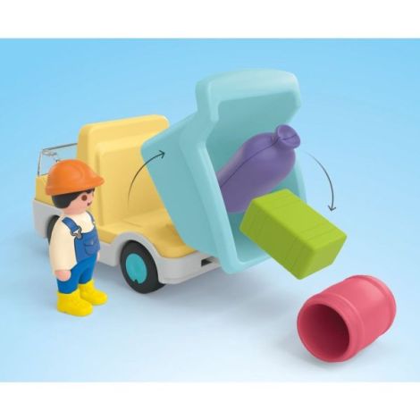 Playmobil Junior - Camion cu garaj de sortare - poza 4