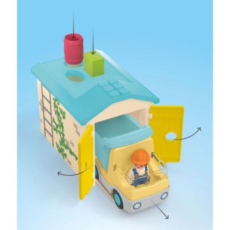 Playmobil Junior - Camion cu garaj de sortare - poza 5