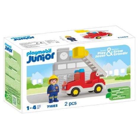 Playmobil Junior - Camion cu pompier - poza 2