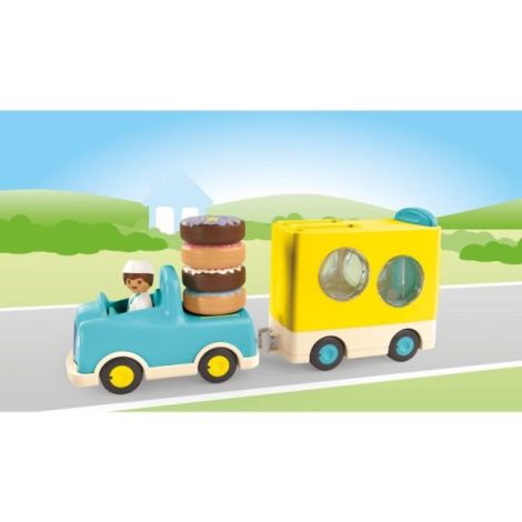 Playmobil Junior - Camion de stivuit si sortat cu gogosi - poza 5
