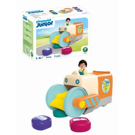 Playmobil - Junior dezvoltare prin joaca Vehicul de colectare a gunoiului - poza 1