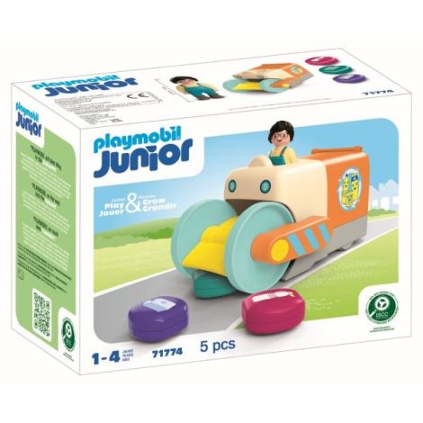 Playmobil - Junior dezvoltare prin joaca Vehicul de colectare a gunoiului - poza 2