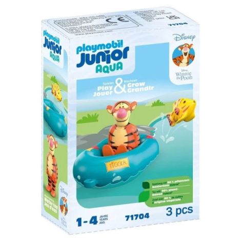 Playmobil Junior Disney plimbare cu barca gonflabila a lui Tigger - poza 1