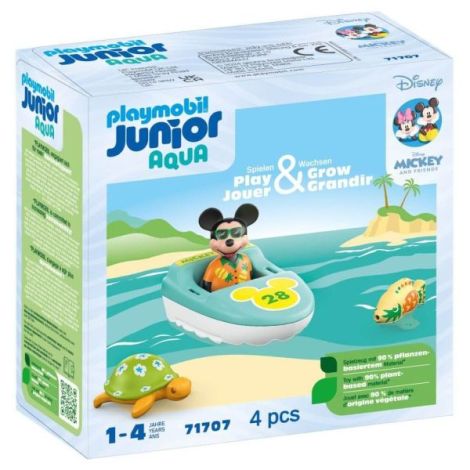 Playmobil Junior Disney tur cu barca lui Mickey - poza 1