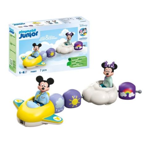 Playmobil Junior Disney - Zborul lui Mickey si Minnie printre nori - poza 1