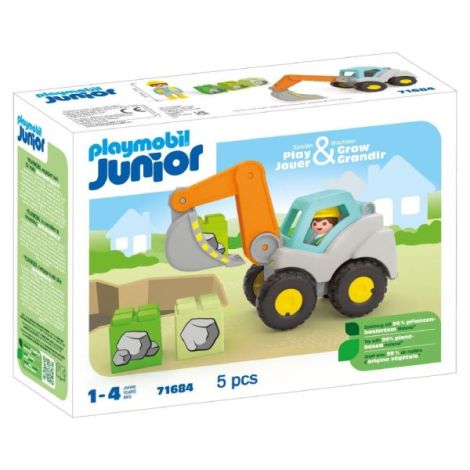 Playmobil Junior - Excavator cu brat mobil - poza 2