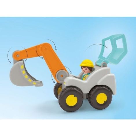 Playmobil Junior - Excavator cu brat mobil - poza 5