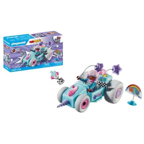 Playmobil - Kart pullback unicorn - poza 1